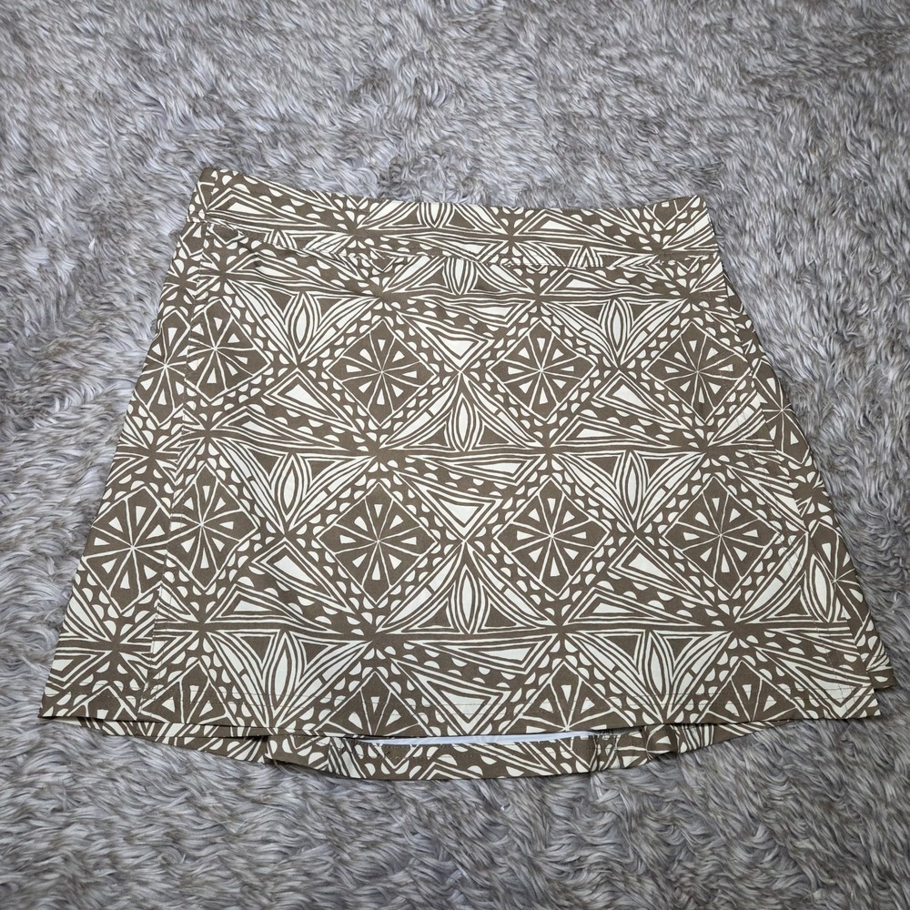 Rip Skirt Hawaii Womens Medium Tribal Geometric Mini Skirt Beach Resort Vacation - Picture 5 of 9